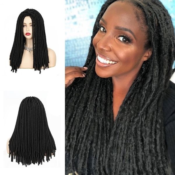 

curled braid chemical middle fiber headgear for black people