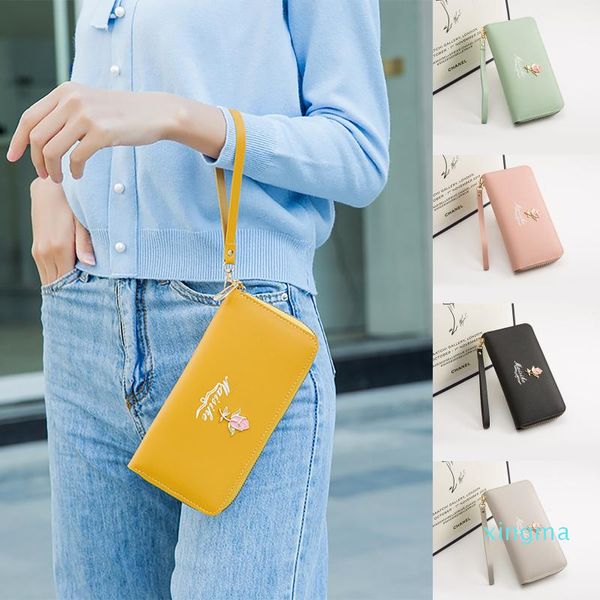 

waist bags attendance creative female bag women's long zipper large-capacity versatile clutch mobile phone