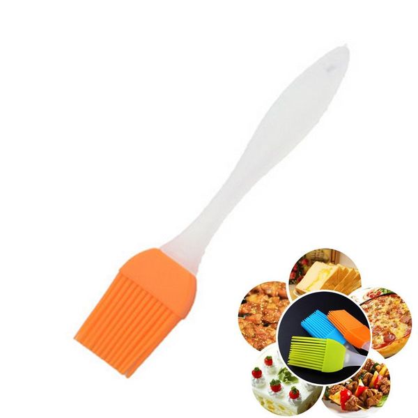 

tools & accessories barbecue brushes silicone basting pastry butter oil brush for grilling cake turkey desserts baking utensil random color