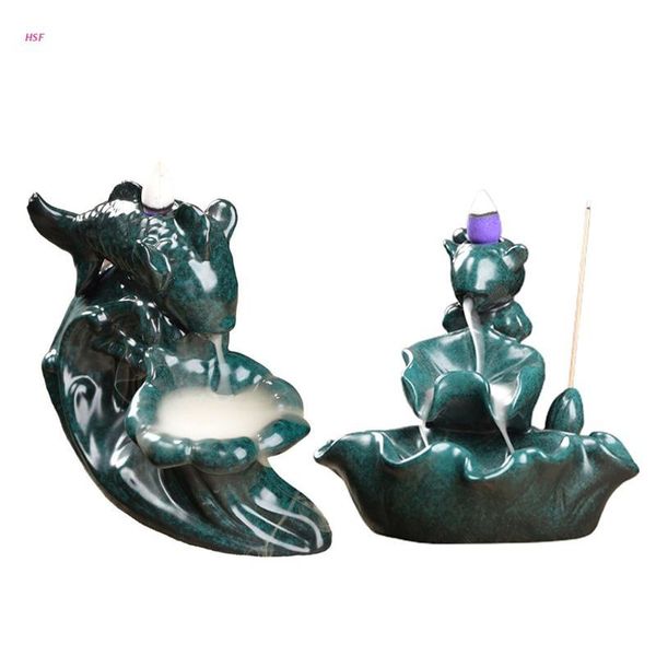 

fragrance lamps incense burner holder waterfall backflow ceramics without cone