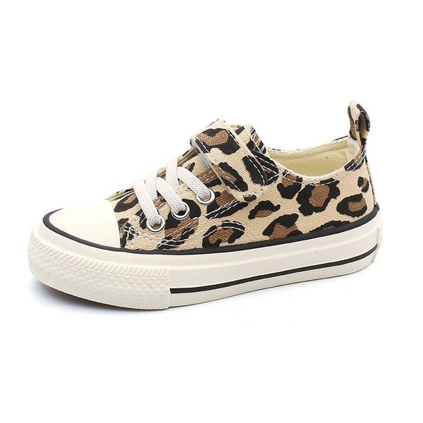 

babaya children shoes for girls sneakers 2021 spring new fashion kids canvas shoes boys autumn student casual leopard shoes, Black;red