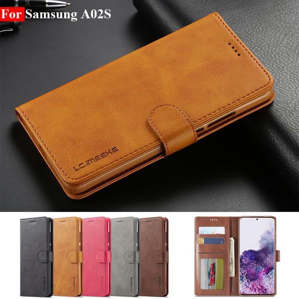 

case for a02s leather vintage phone on galaxy flip wallet cover a 02s cell cases