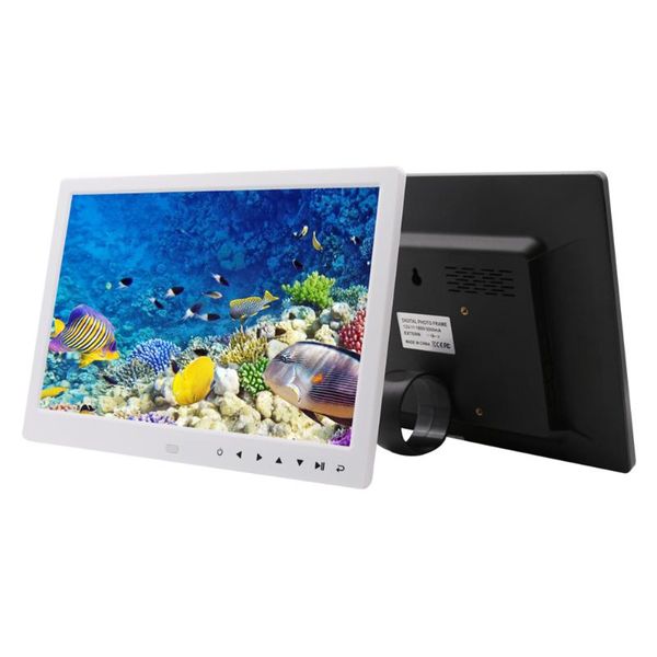 

digital po frame 12inch remote control smart picture music player display video multifunction for mp3 calendar alarm clock frames po
