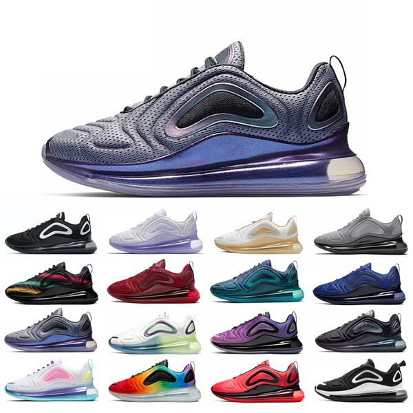 

720s running shoes man woman sneakers aqua powder be true black red branding bubble cool grey midnight navy oreo oxygen purple size 36-45 jo