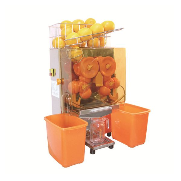 Comercial Laranja Juicer Machine Automático Citrino Juicer Suco Elétrico Espremedor Extractor 2000E-2 Laranja Juicer 220V / 110V