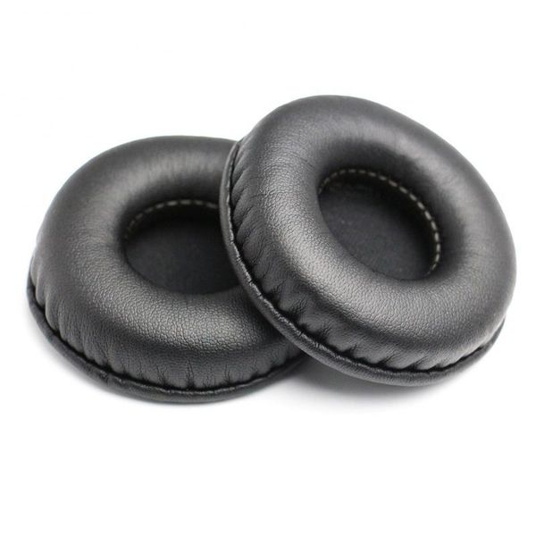

headsets 1pair wire headphone ear pads replacements bluetooth earphone headphones round pu leather cushions for 95-105mm
