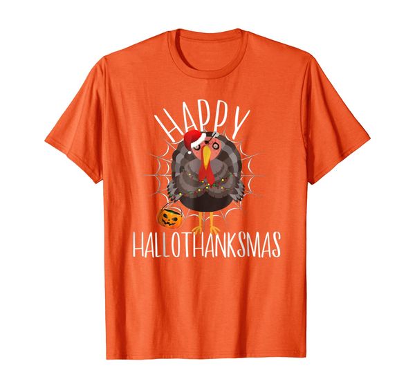 

Turkey Zombie Thanksgiving Xmas Happy HalloThanksMas T-Shirt, Mainly pictures