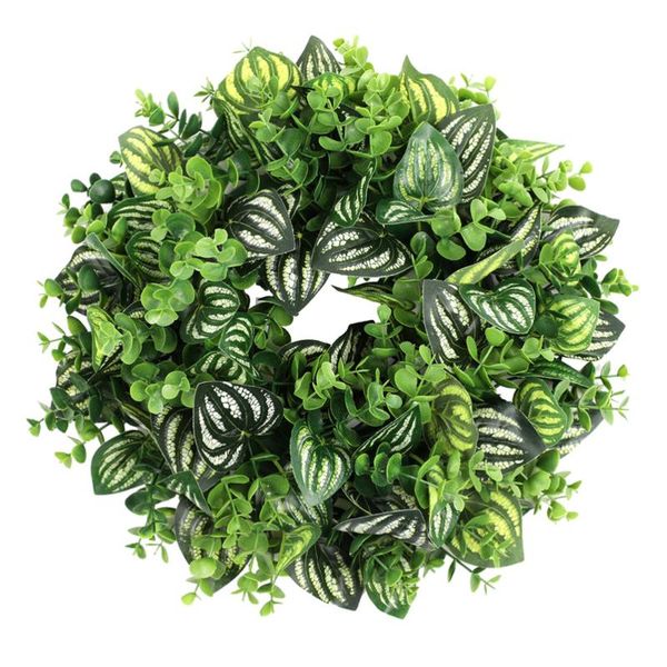 

decorative flowers & wreaths eucalyptus wreath simulation grass christmas door ornament