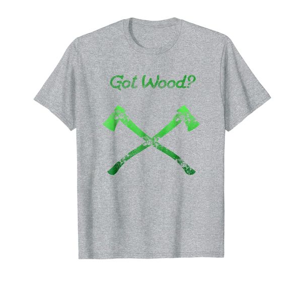 

Dual Axes Got Wood Shirt for Lumberjacks and Timber Framers, Mainly pictures