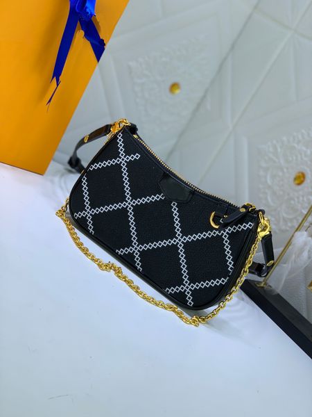 

luxury designer bags origina monograms embossed easy pouch on strap bag women messenger handbags water ripples tote chain shoulder crossbody
