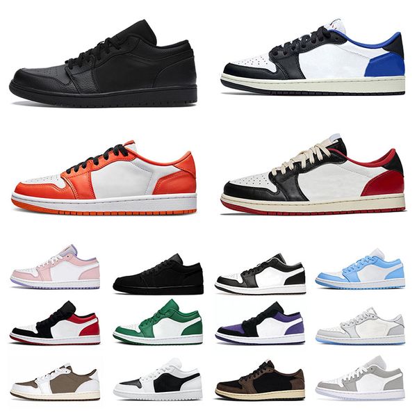 

classic 1 1s low ts x fragment jumpman mens trainers basketball shoes unc sneakers starfish panda wolf grey 1s sports reverse mochaish tripl