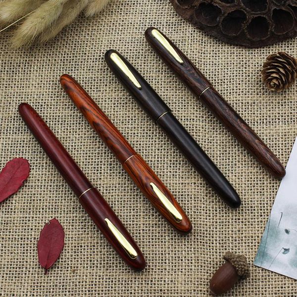 

fountain pens handmade solid wood pen , ancient raw sandalwood practise calligraphy student gifts
