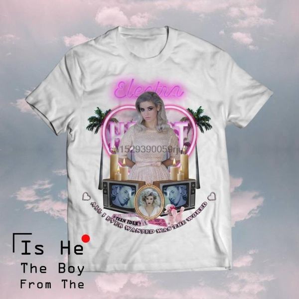 

men's t-shirts marina and the diamonds electra heart t shirt, White;black