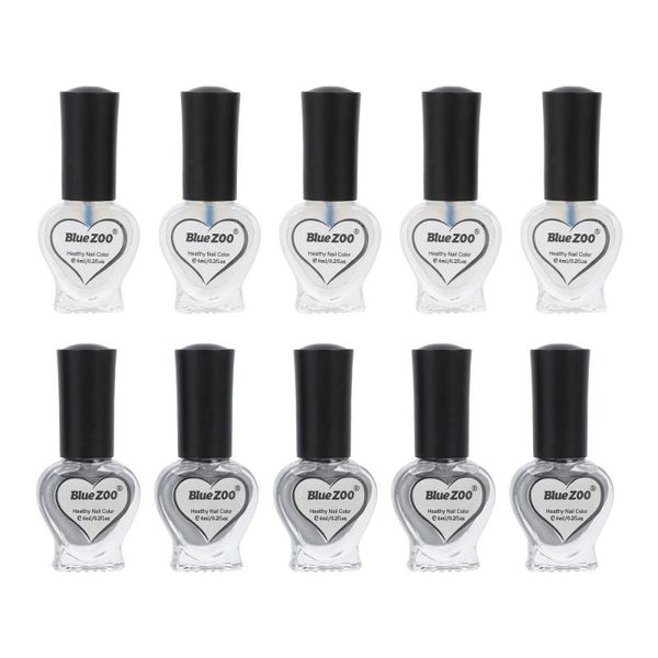 

nail gel 10 sets of mirror metallic color polish manicure art decor, Red;pink