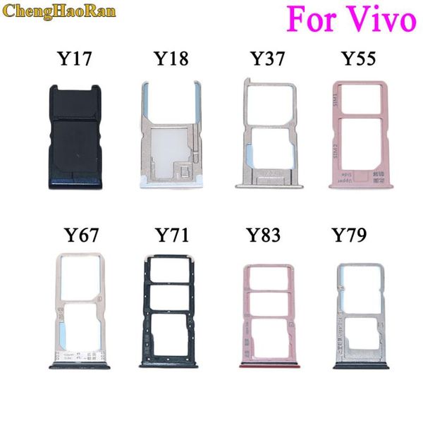 

other lighting accessories chenghaoran for vivo y17 y18 y37 y55 y67 y71 y79 y83 sim card tray micro sd holder slot replacement repair parts