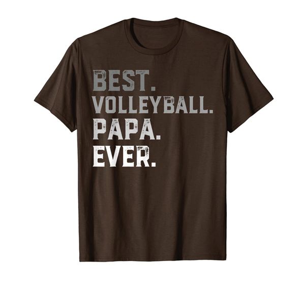 

volleyball papa ever for men t shirt fathers day, White;black