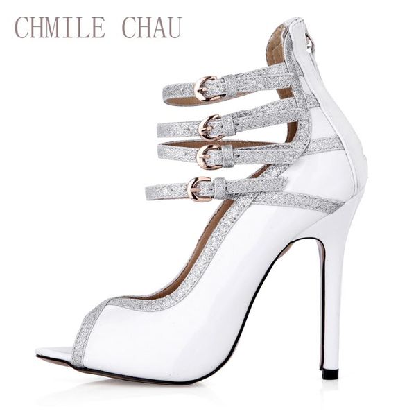 

party shoes women open toe stiletto super high heels buckle ankle strap rome lady pumps zapatos mujer 0640c-n1 dress, Black