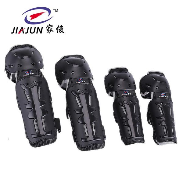 

skateboarding protector set elbow knee arm waterproof motorcycle bicycle racing pads protective guards armor 4pcs back support, Black;blue