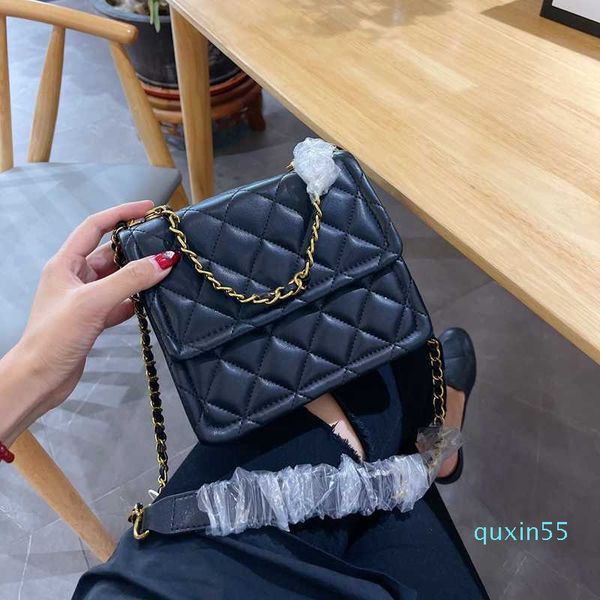 

2021 fashion new small square bag cover casual all-match diagonal shoulder