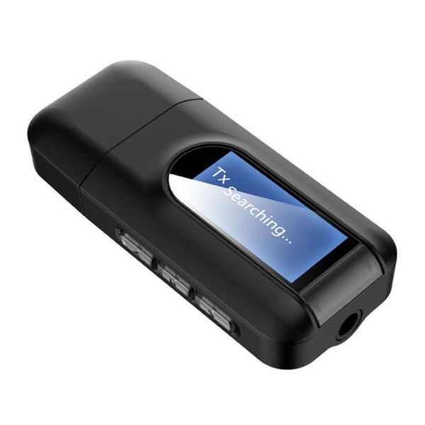 

computer cables & connectors rt11 bluetooth wireless adapter lcd display usb 2 in1 receiver stereo audio transmisor for pc tv car 3.5mm aux