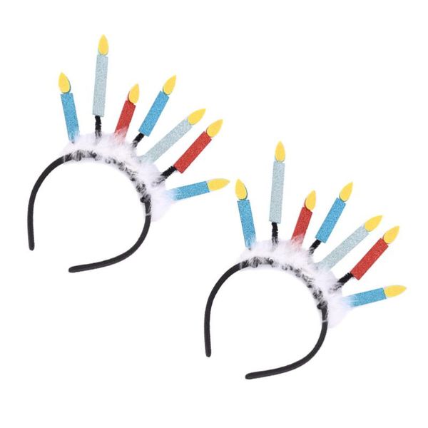 

party hats 2pcs birthday hair band decorative kids headdress adorable bands