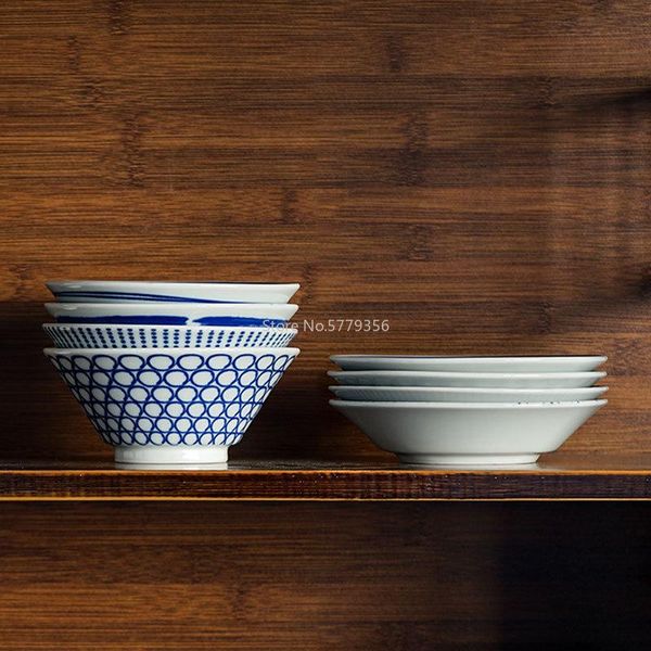 

creative design japanese high-temperature underglaze color hand-painted high-quality ceramic tableware rice bowl dish bowls