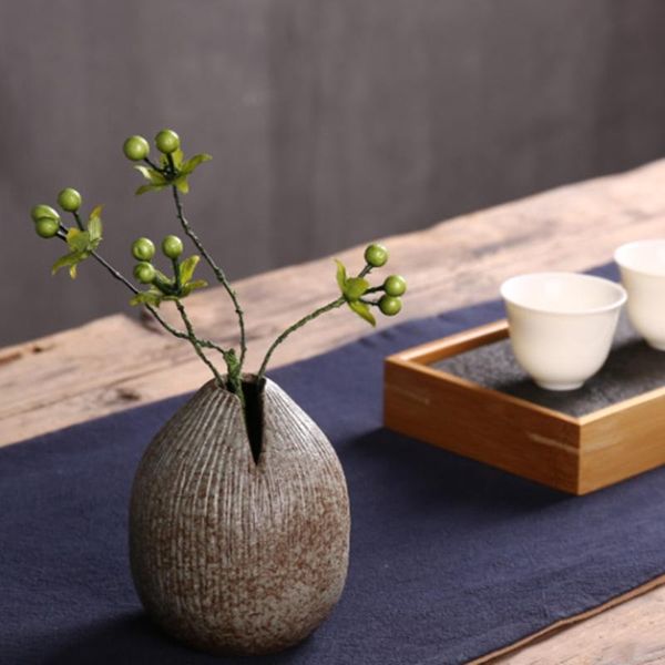 

vases retro exquisite ceramic hydroponic ikebana handmade pottery gift desk home decor he
