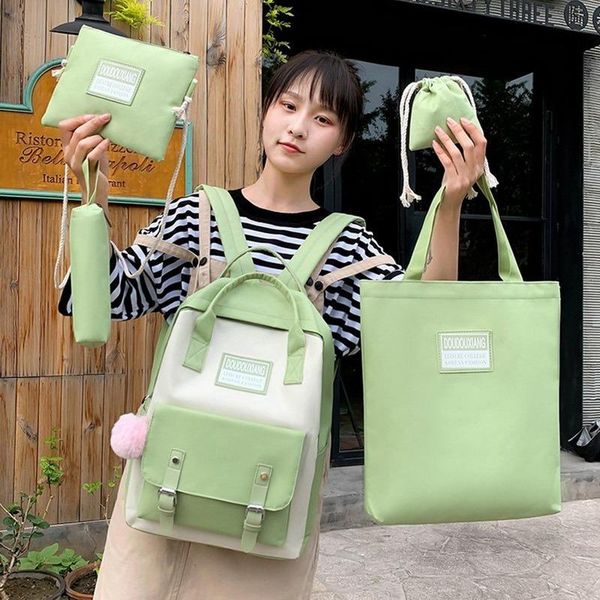 

backpack fashion harajuku women oxford lapschool bags for teenage girls kawaii college student kids book bag rucksack 2021