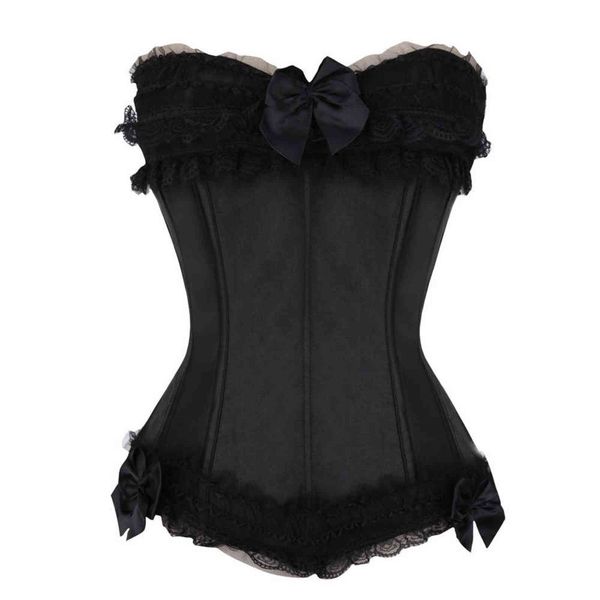 

waist tummy shaper court lace pleated satin body shaping cloth bow classic women's tight corset underwear