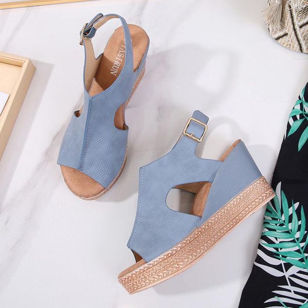 

dress shoes women sandals 2021 heels platform wedges for summer sandalias mujer casual flip flops plus size 43, Black