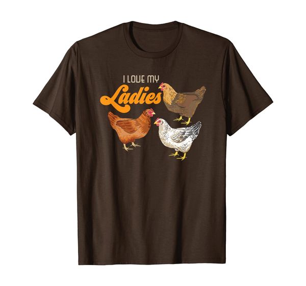 

I Love My Ladies Chicken Shirt - Funny Farmer TShirt Gift, Mainly pictures