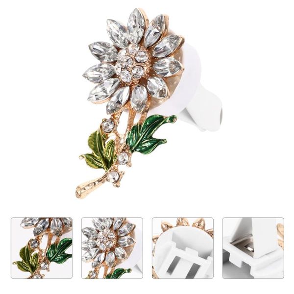 

pc beautiful car air vent freshener sunflower aroma clip interior perfume