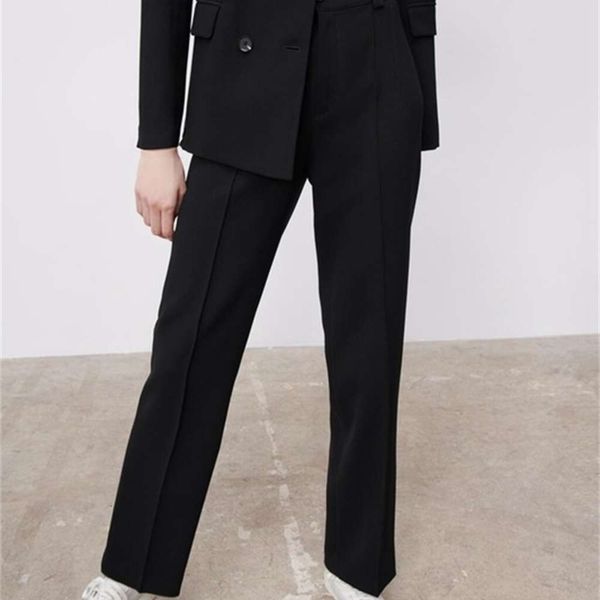 

za2021ra same women's new style in spring, Black;white