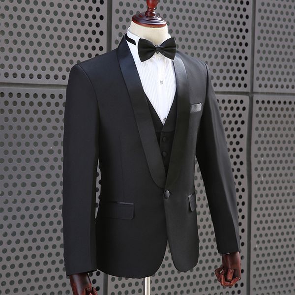 

men's suits & blazers pyjtrl scores male black lapel shawl two pieces jacket thin suit party stage show performance prom suits cy1g, White;black