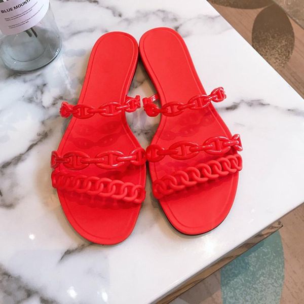 

summer slip on women shoes flat comfortable sandals jelly size 35-41 slippers, Black