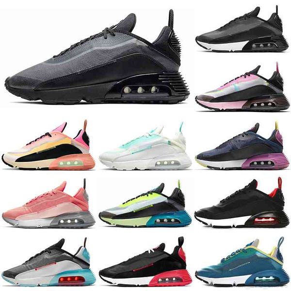 

running shoes 2090s men women neon highligter aurora green bred fire pink chile red auqa blue force usa clean white sneakers trainers