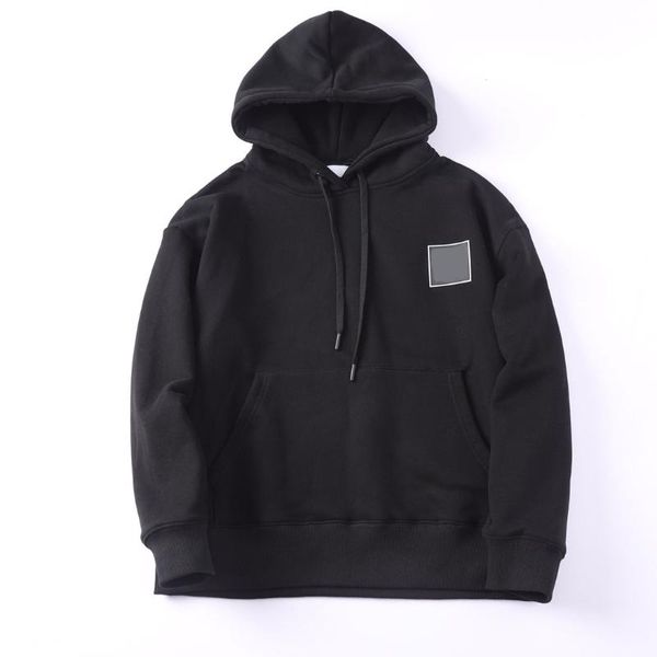 

men's hoodies & sweatshirts 2021 autumn and women's fashion simple casual soft comfortable high-quality couple, Black