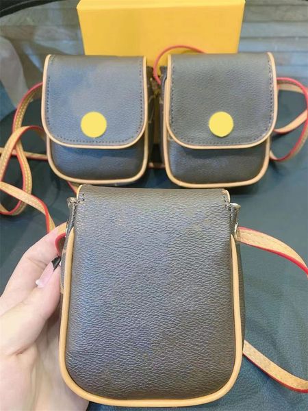 

women's luxury brand designer cellphone pouch old flower waist bag with retail box and dustproof bags 1852 jersey
