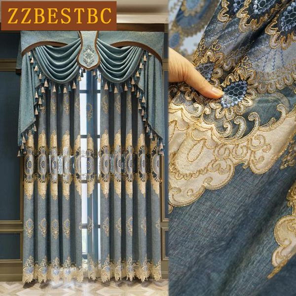 

curtain & drapes japanese and korean style high-end embroidery curtains classic custom kitchen living room bedroom