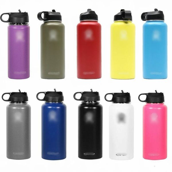 

18oz 32oz 40oz water bottle vacuum insulated tumblers 304 stainless steel travel mugs with lids kettle space jug