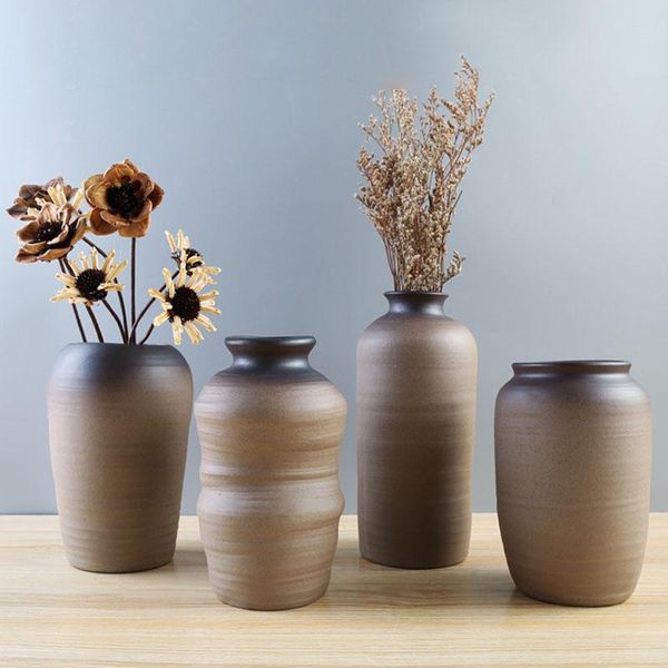

vases antique container retro ceramic simplicity vase home living room tv cabinet decoration flower arrangement pography props