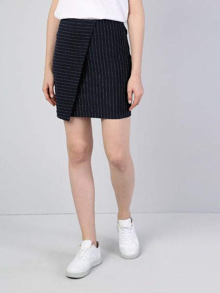 

skirts colins woman slim fit navy skirt ,cl1041630, Black