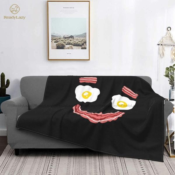 

blankets bacon blanket luxury bedspread fleece couch super soft