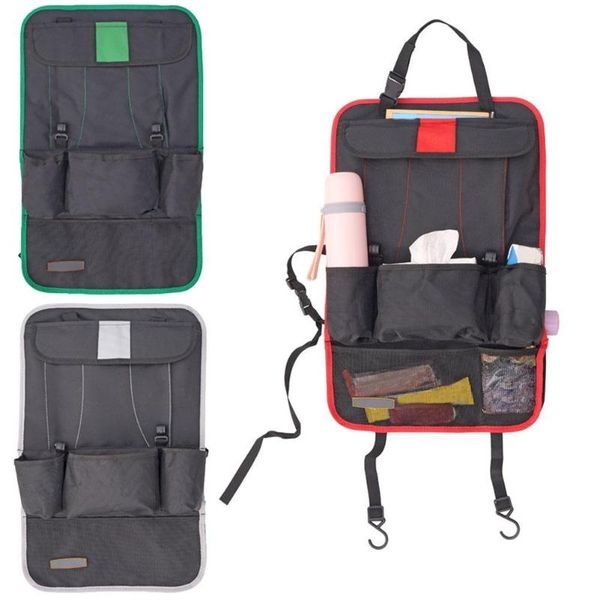 

car organizer 58x36cm universal seat back hanging multi pocket storage bag pouch automobiles stowing tidying