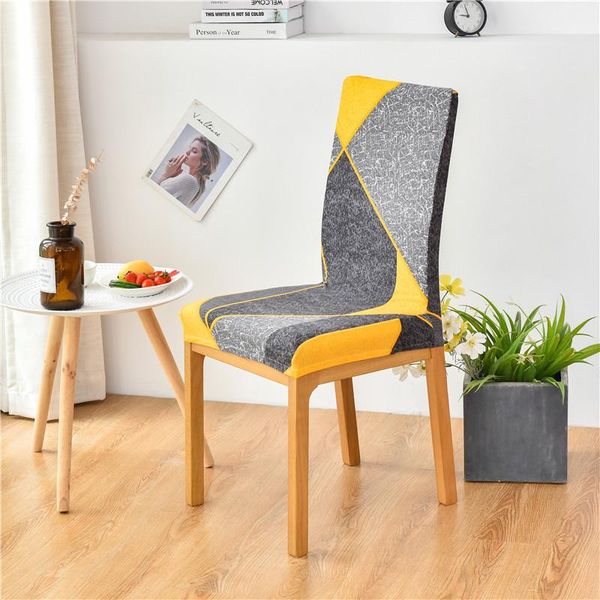 

chairs for the living room geometric removable chair cover spandex elastic sofa banquet el covers