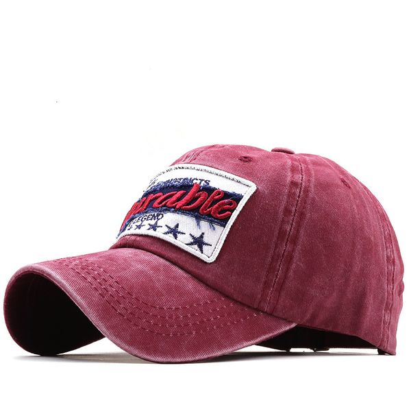 

ball cap cotton style big letter embroidered baseball wash old outdoor sunshade, Blue;gray