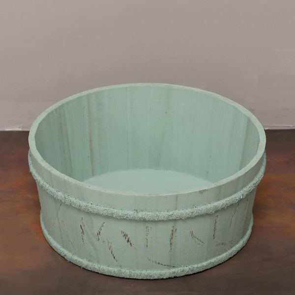 

baby pography props vintage wooden basin full moon heart shape box born infants po posing shooting accessories caps & hats, Yellow