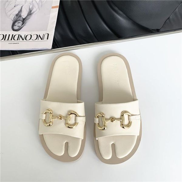 

slippers 2021 summer women fashion thick bottom small fresh, Black