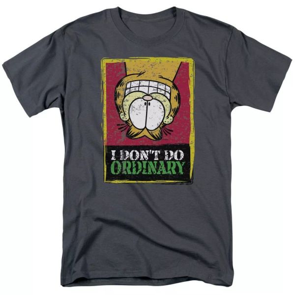 

garfield i don't do ordinary t-shirt sizes s-3x new, White;black