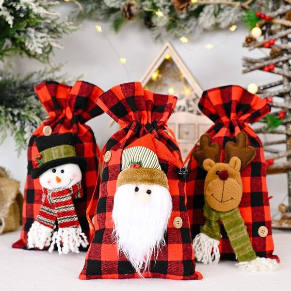 

christmas decorations apple bag tote bags stocking candy decoration wedding storage bucket portable gift basket drop